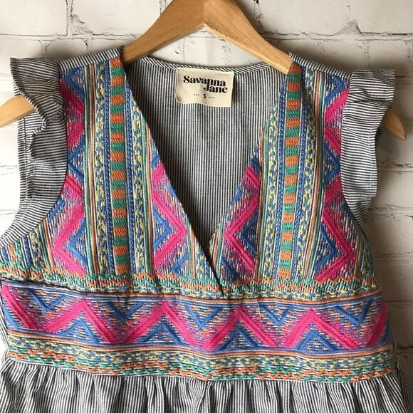 Savannah Jane Large Morgan Floral Top Small - Picture 5 of 6